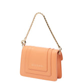 ブルガリ セルペンティ フォーエバー バッグチャーム ポーチ オレンジ レザー レディース BVLGARI 【中古】